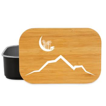 Bear Mountains Moon - Lunch Box - black - Front
