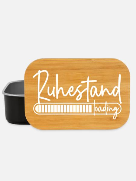 Ruhestand loading - Lunch Box - Schwarz