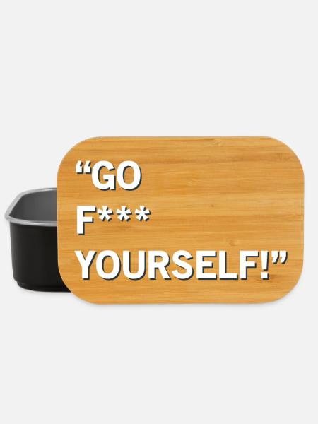 Go F Yourself - Lunch Box - Schwarz