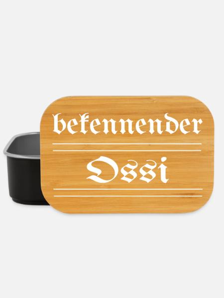 bekennender Ossi - Lunch Box - Schwarz