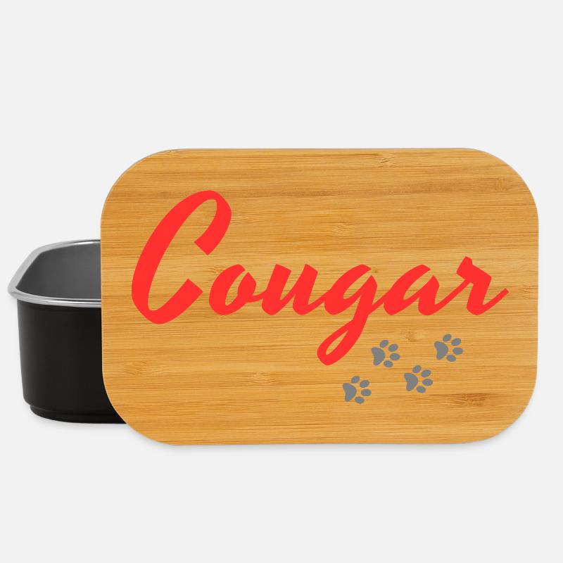 huge cougar - Lunch Box - black