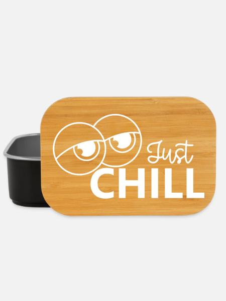 Just Chill / Just Relaxed - Lunch Box - Schwarz