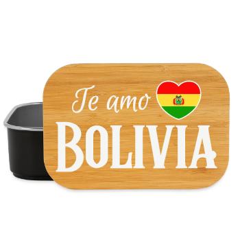 Ich liebe Bolivien, made in Bolivia - Lunch Box - Schwarz - Vorne