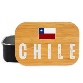 I love Chile, Chilean pride - Lunch Box - black - Front