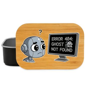 Error 404: Ghost Not Found - Lunch Box - black - Front