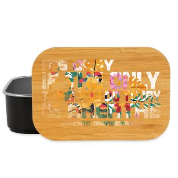 Es ist in Ordnung, wenn das Einzige, was der Atem ist, ist - Lunch Box - Schwarz - Vorne