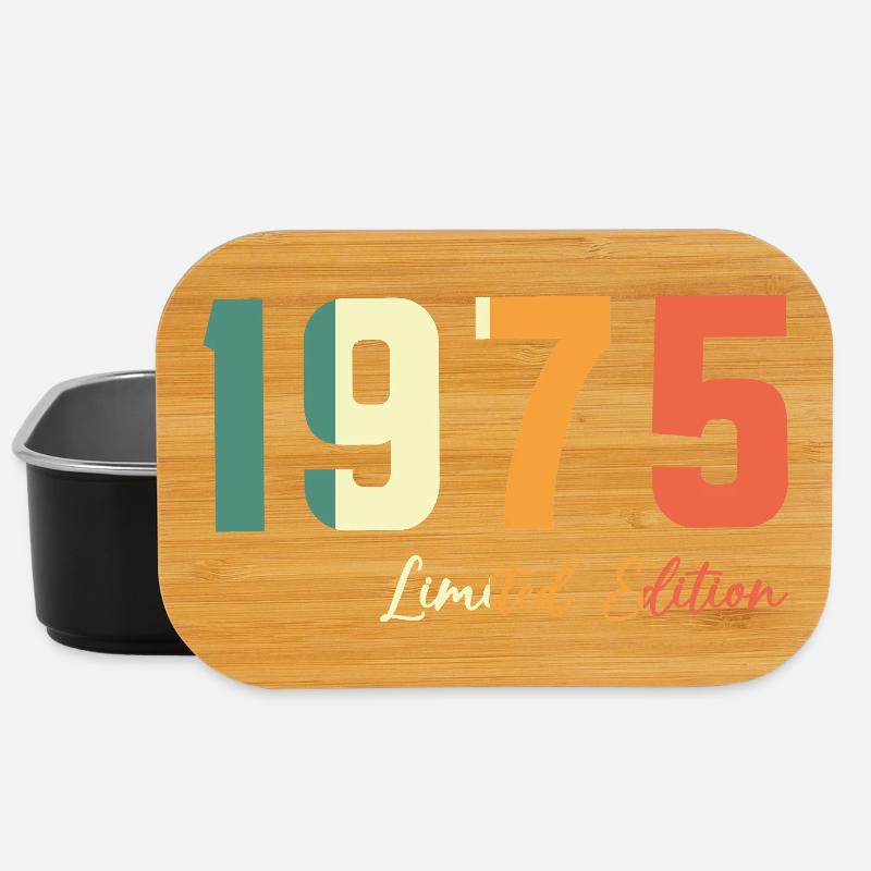 1975 Vintage Rétro Cadeau D’anniversaire - Boîte à goûter - noir