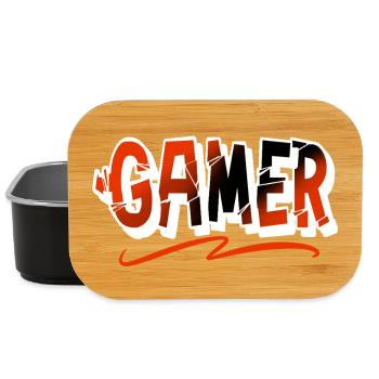 Gamer - Lunch Box - Schwarz - Vorne
