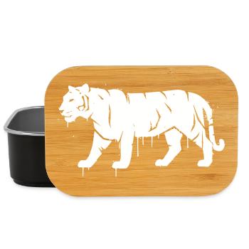 Tiger Graffiti Grunge Streetwear Vector - Lunch Box - black - Front