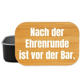 After the lap of honour in front of the bar - Lunch Box - black - Front