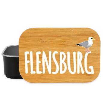 Flensburg Möwe - Lunch Box - Schwarz - Vorne