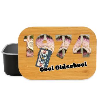 1974 Jahrgang Retro Vintage – Kassette – Cool Olds - Lunch Box - Schwarz - Vorne