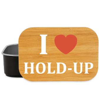 Ich mag Hold-Up - Lunch Box - Schwarz - Vorne
