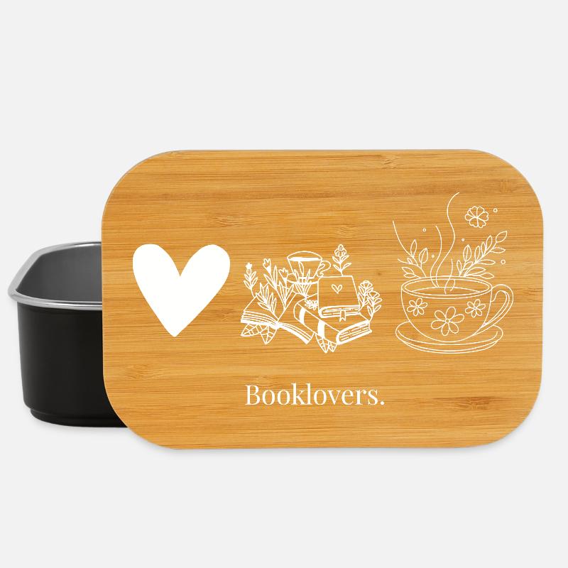 Bücherliebe Booklovers - Lunch Box - Schwarz