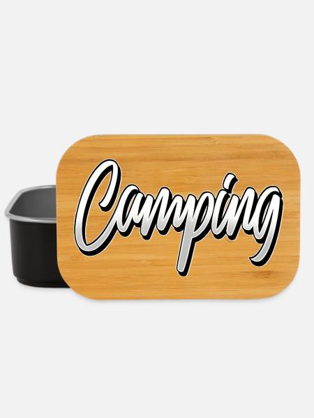 Camping - Lunch Box - Schwarz
