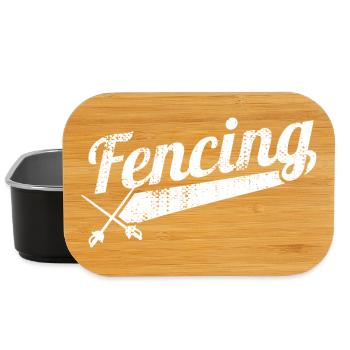 fencing - Lunch Box - black - Front