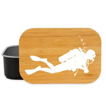 Short and clear diving - Lunch Box - black - Front