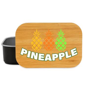 Pineapple - Lunch Box - black - Front