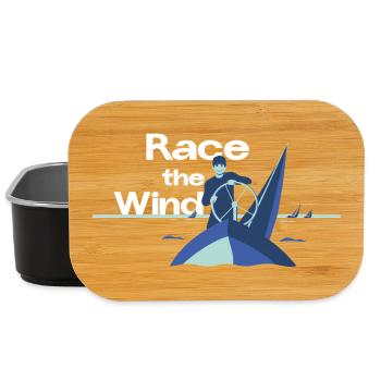 Course the Wind – Mention de l’équipe de régate - Boîte à goûter - noir - Devant