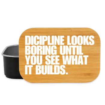 Dicipline looks boring until you see what it... - Lunch Box - black - Front