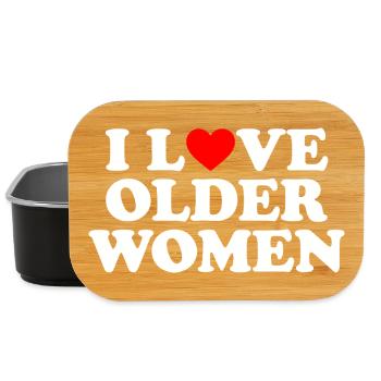 Ich liebe ältere Frauen - Lunch Box - Schwarz - Vorne