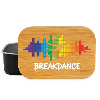 Breakdance Streetstyle Hip Hop DJ Dance - Lunch Box - Schwarz - Vorne