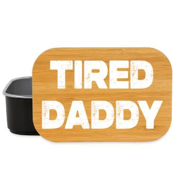 Tired Daddy - Lunch Box - Schwarz - Vorne
