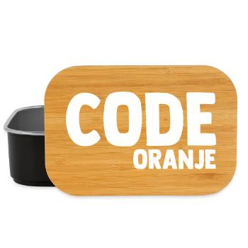 Code Oranje - Nederland - Netherlands Niederlande - Lunch Box - Schwarz - Vorne