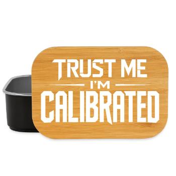 VR Gamer Zocker Spruch Trust Me Im Calibrated - Lunch Box - Schwarz - Vorne