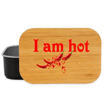 I'm Hot - Chili Pepper - Lunch Box - black - Front