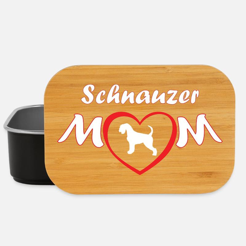 Schnauzer MOM - Ein Leben mit Schnauzern - Lunch Box - Schwarz