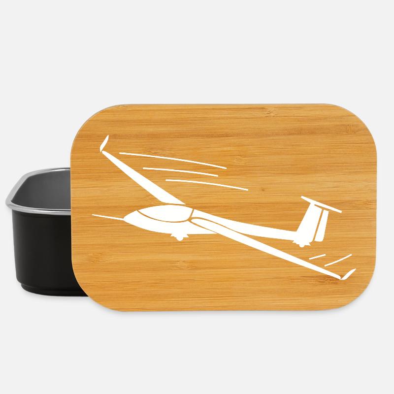 Glider glider pilot gift ideas - Lunch Box - black