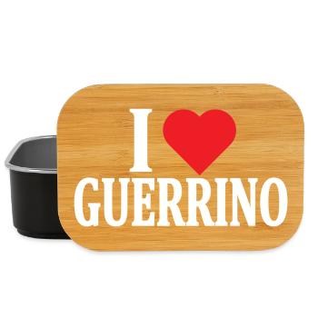 name t-shirt I love Guerrino t-shirt gift idea - Lunch Box - black - Front
