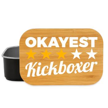 Kickboxeur moyen - Boîte à goûter - noir - Devant