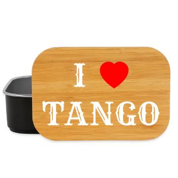 Ich liebe Tango - Lunch Box - Schwarz - Vorne