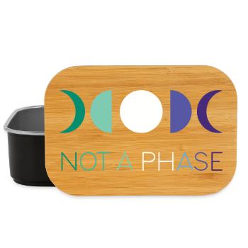 LGBTQ Pride Month - Not a Phase - Gays - Lunch Box - black - Front