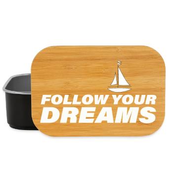 FOLLOW YOUR DREAMS - Lunch Box - black - Front