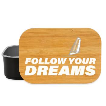 FOLLOW YOUR DREAMS - Lunch Box - black - Front