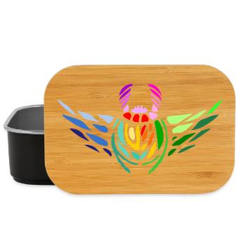 Pride Skarabäus – Vielfalt und Transformation - Lunch Box - Schwarz - Vorne