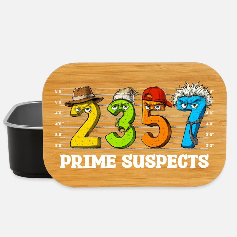 Lustige Mathe-Zahlen - Lunch Box - Schwarz