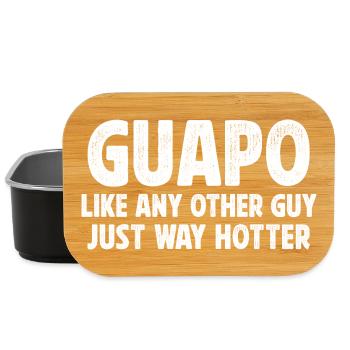 Guapo Definition lustige spanische Opa Hemden - Lunch Box - Schwarz - Vorne