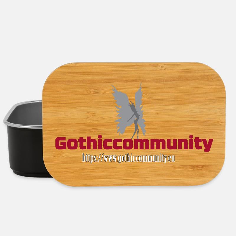 Logo_mit_Engel_und_Adresse - Boîte à goûter - noir