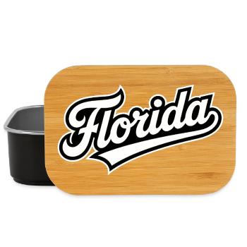 Florida - Souvenir USA State Design - Lunch Box - Schwarz - Vorne