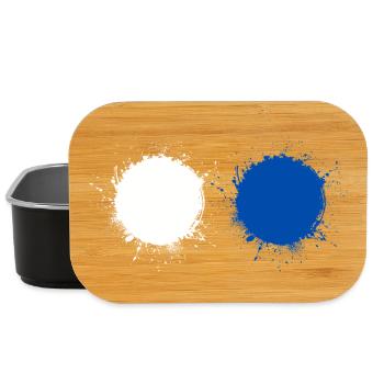 White Blue - Lunch Box - black - Front