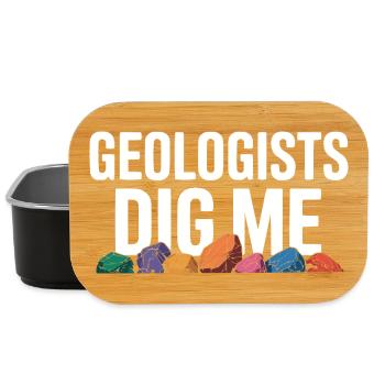 Rock Collecting Rockhound Rock Collector Geology - Lunch Box - black - Front