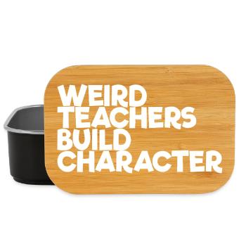 Strange teachers form the character - Lunch Box - black - Front