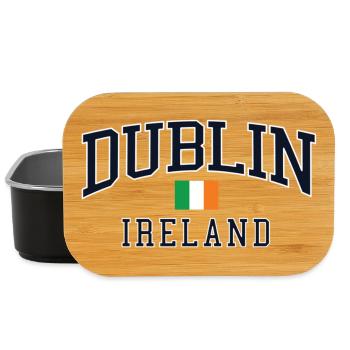 Dublin Ireland Arc Typography Tee - Lunch Box - black - Front