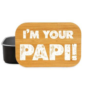 Ich bin dein Papi - Lunch Box - Schwarz - Vorne