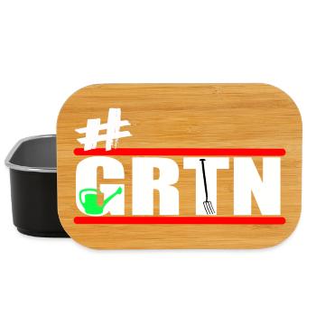 Jardin - Jardiniers - Jardinage - GRTN - Boîte à goûter - noir - Devant