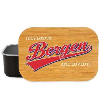 Je me suis perdu à Bergen et j’ai adoré - Voyage en Norvège - Boîte à goûter - noir - Devant